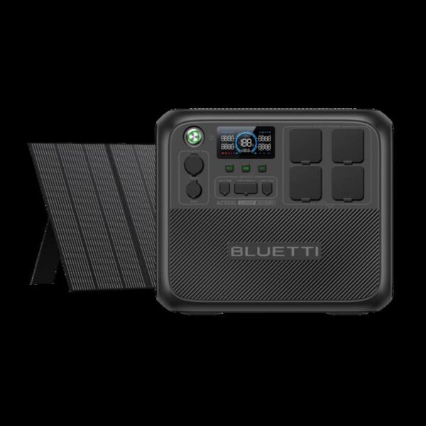 BLUETTI AC200L + Solar Panels | Solar Generator Kit, AC200L+PV350 | 2400W, 2048Wh, 350W Solar Kit