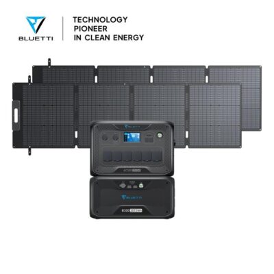 BLUETTI AC300 + 1*B300 + Solar Panels | Solar Generator Kit, AC300+1*B300+2*SP200L | 3000W, 3072Wh, 400W Solar Kit