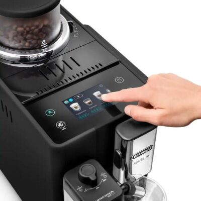 De'Longhi Rivelia with Auto Milk Onyx Black Fully Automatic Coffee Machine Black
