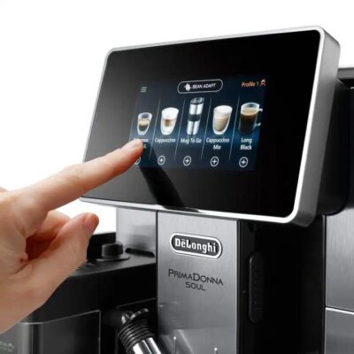 De'Longhi PrimaDonna Soul Fully Automatic Coffee Machine Metal Black