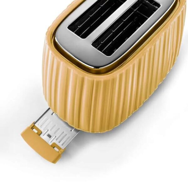 De'Longhi Ballerina 2 Slice Toaster Gold Yellow