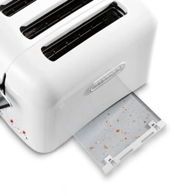 De'Longhi Argento Vibe 4 Slice Toaster White