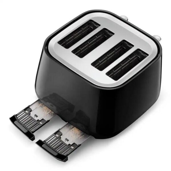 De'Longhi Eclettica 4 Slice Toaster Bold Black