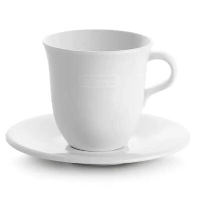 De'Longhi Porcelain Cappuccino Cups 270ml Set of 2