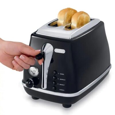 De'Longhi Icona Classic 2 Slice Toaster Black