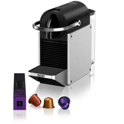 De'Longhi Pixie Nespresso Capsule Coffee Machine Silver