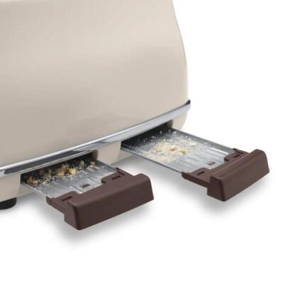 De'Longhi Icona Vintage 4 Slice Toaster Beige