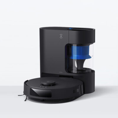 Ecovacs DEEBOT N20 PLUS Black Robot Vacuum & Mop with Mapping (Anti-Tangle, Self-Empty, Pet)