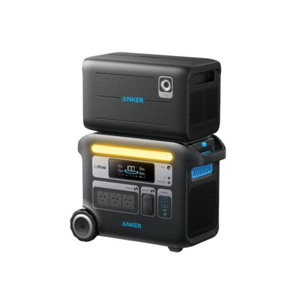 Anker SOLIX F2000 + BP2000 Expansion Battery Go Without Solar
