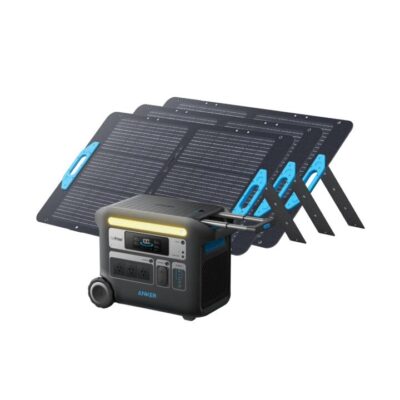 Anker SOLIX F2000 Solar Generator + 100W Solar Panel