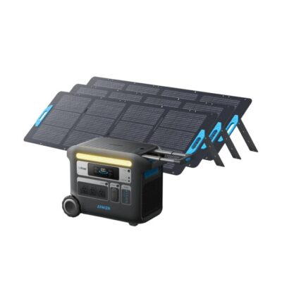 Anker SOLIX F2000 Solar Generator + 100W Solar Panel