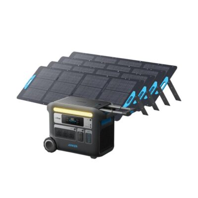 Anker SOLIX F2000 Solar Generator + 100W Solar Panel