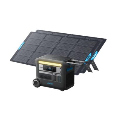 Anker SOLIX F2000 Solar Generator + 100W Solar Panel