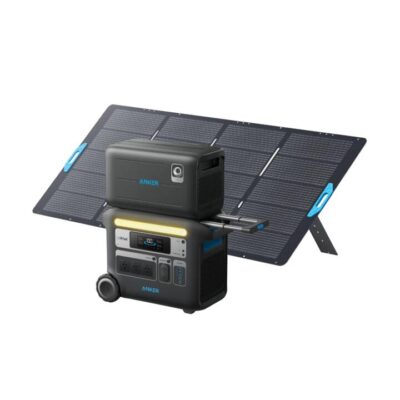 Anker SOLIX F2000 Solar Generator + Expansion Battery + 400W Solar Panel