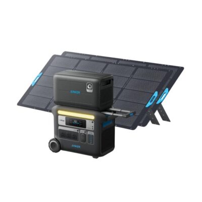 Anker SOLIX F2000 Solar Generator + 100W Solar Panel
