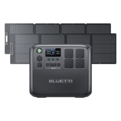 Bluetti AC200L+2*PV200 | 2400W, 2048Wh, 400W Solar Kit