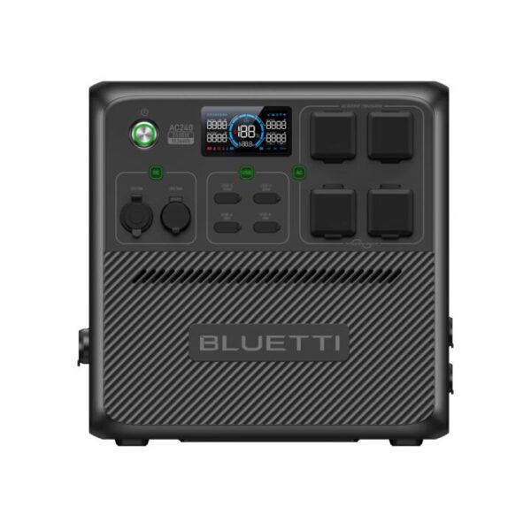 Bluetti AC240+2*350W Solar | 2400W, 1536Wh, 700W Solar Kit