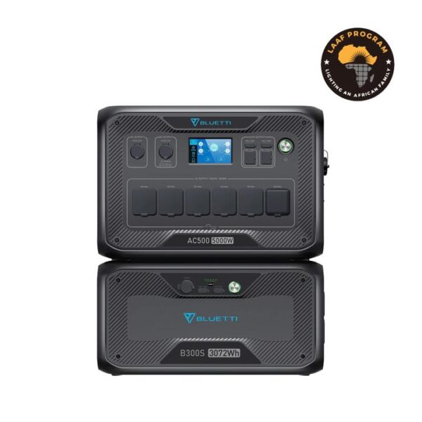 Bluetti AC500+B300S+1*PV350D | 5000W, 3072Wh, 350W Solar Kit