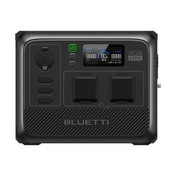 Bluetti AC60P+PV200 | 600W, 504Wh, 200W Solar Kit