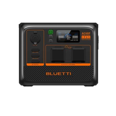 Bluetti AC60P+PV120D | 600W, 504Wh, 120W Solar Kit