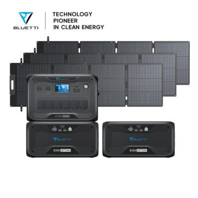 Bluetti AC300+2*B300+3*SP200L | 3000W, 6144Wh, 600W Solar Kit