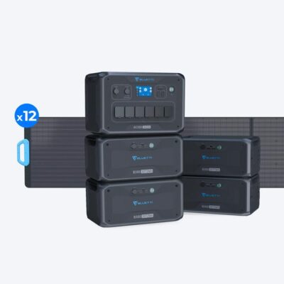 Bluetti AC300 +4*B300+12*PV120 | 3000W, 12288Wh, 1440W Solar Kit