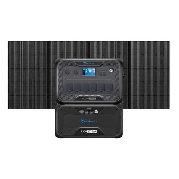 Bluetti AC300+1*B300+1*PV350 | 3000W, 3072Wh, 350W Solar Kit