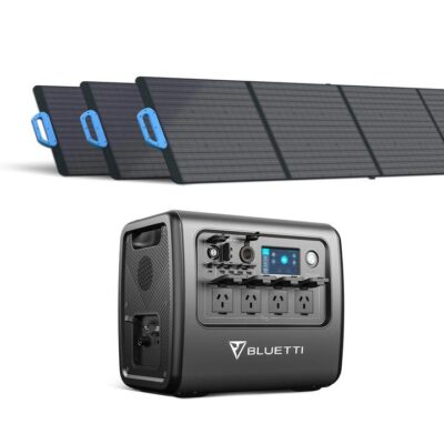 Bluetti EB200P+2*PV350 | 2200W, 2048Wh, 700W Solar Kit