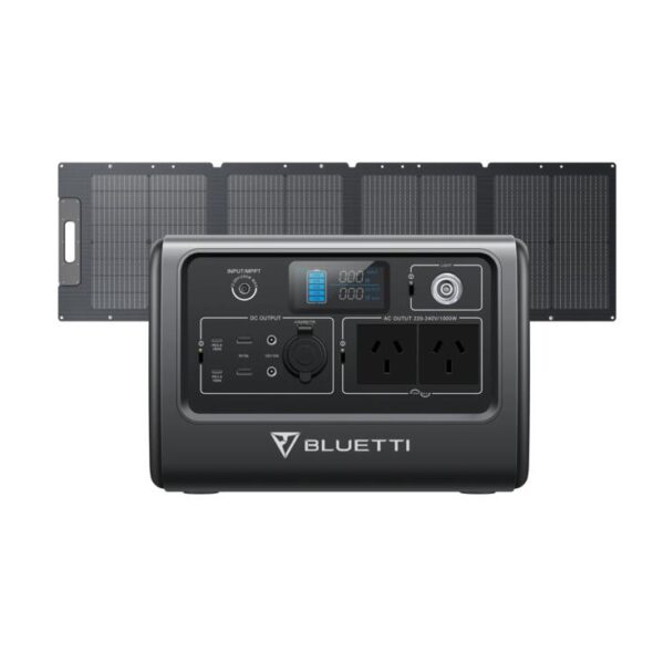 Bluetti EB70+PV120D | 1000W, 716Wh, 120W Solar Kit