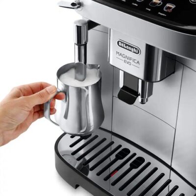 De'Longhi Magnifica Evo Fully Automatic Coffee Machine Silver Black