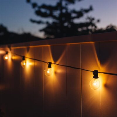 Hoselink Warm White Solar Party Bulb String Lights - 25 Bulb Starter Set Q