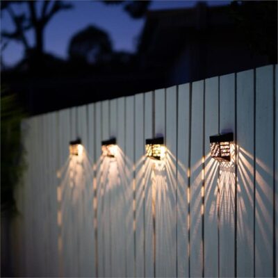 Hoselink Decorative Solar Wall Light 1 LED - 4 pack