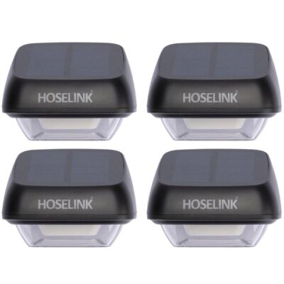 Hoselink Colour Change Solar Wall Light 5LED - 4 Pack (DISCONTINUED)