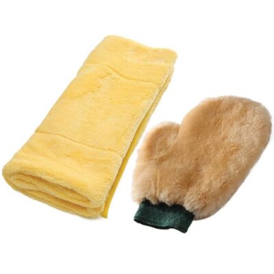 Hoselink Wool Mitt & Super Soft Towel Set (DISCONTINUED)