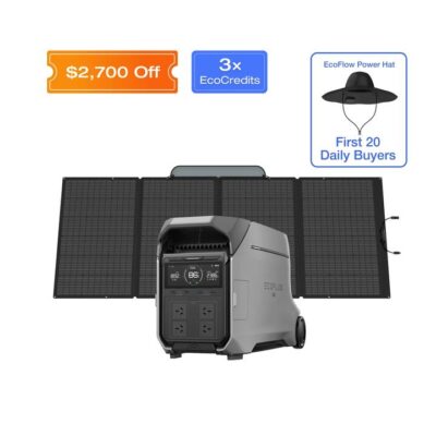 EcoFlow EcoFlow DELTA Pro 3 Solar Generator (PV400W)