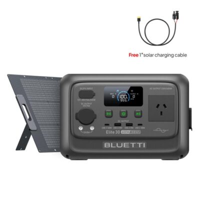 Bluetti Elite 30 V2+200W | 600W, 288Wh, 200W Solar Kit