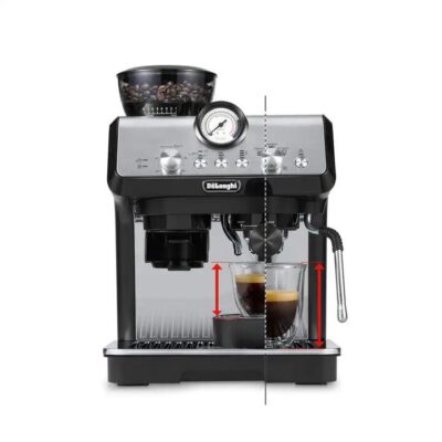 De'Longhi La Specialista Arte Manual Coffee Machine Metal Black