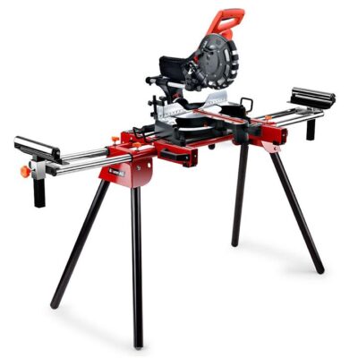 PRE-ORDER BAUMR-AG 254mm Sliding Compound dual Mitre Drop Saw and Adjustable Stand Combo