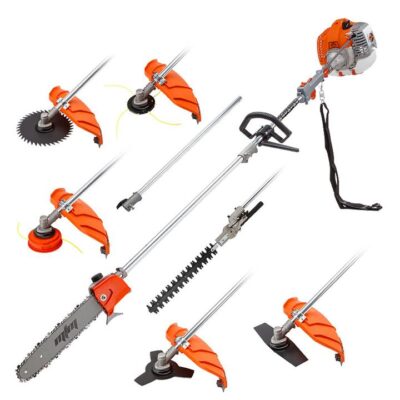 MTM Pole Chainsaw Brush Cutter Whipper Snipper Hedge Trimmer Saw Multi Tool 62CC