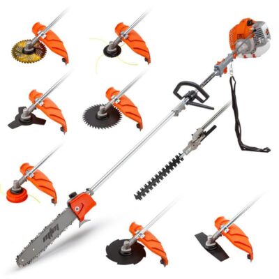 MTM 62CC Pole Chainsaw Hedge Trimmer Saw Brush Cutter Whipper Snipper Multi Tool