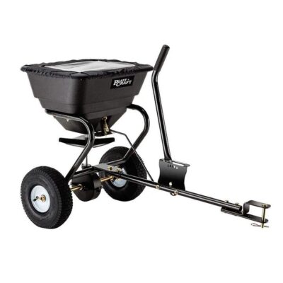 PLANTCRAFT Tow Behind Broadcast Spreader 30kg 26L Seed Fertiliser Tow Rotary