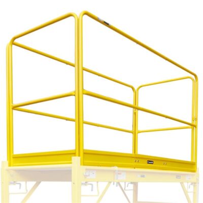 PRE-ORDER Baumr-AG Safety Guard Rail for Adjustable Mobile Scaffold