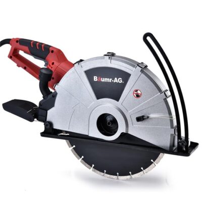 BAUMR-AG 355mm Electric Circular Concrete Saw Wet/Dry, with Diamond Blade