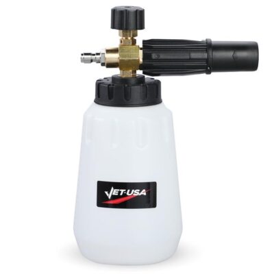 JET-USA Soap Foam Snow Cannon with 1L Bottle, Works with Petrol and some Electric Pressure Washers