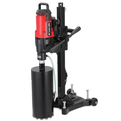PRE-ORDER BAUMR-AG 3200W 280mm Wet Dry Core Drill Wheeled Stand & 127mm Bit Combo, for Concrete Coring Hole Drilling
