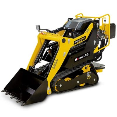 PRE-ORDER BAUMR-AG BSR5000 Mini Loader Skid Steer, with Bucket, 10hp OHV 4-Stroke Petrol Engine, 200kg Rated Operating Capacity
