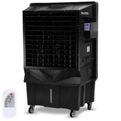 POLYCOOL 130L 750W Evaporative Air Cooler, Commercial Industrial Grade, Remote Control, Purifier, Fan
