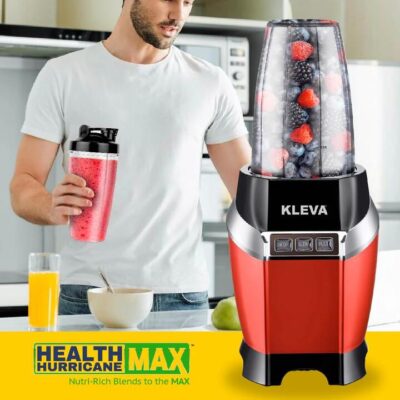 Health Hurricane Maxâ„¢ Powerful 1000W Blender with Dual Cups for On-the-Go Nutrition