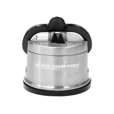 Kleva Sharp Pro Knife Sharpener With Precision Honing Plate + Suction Base