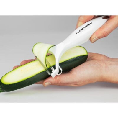 Kleva Precision Peeler With Ultra Sharp Double-Sided Stainless Steel Blades